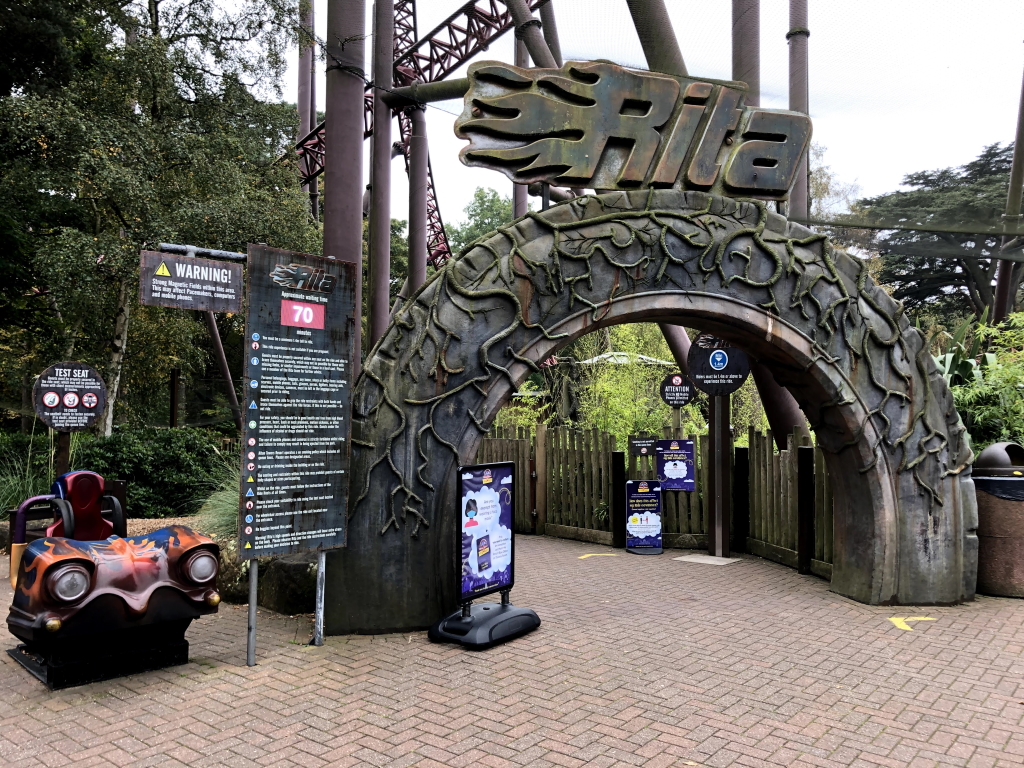 Rita entrance at Alton Towers Resort