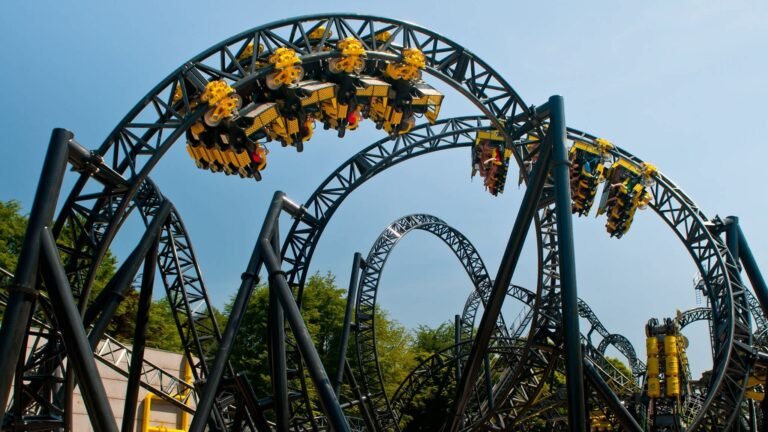 The Smiler at Alton Towers.